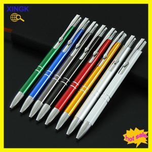 XINGK Bút bi vỏ kim loại văn phòng phẩm trường học văn phòng bút bi có thể thu vào