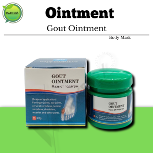 Gout Ointment Cream Gout Cause Joint Knee Pain Toe Finger Bone Spur Pain Killer Treatment Health 20g.