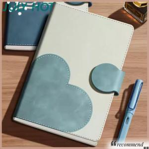 [JULYHOT] A Newly Arrived A5-Sized 100-Page Color PU Office Notebook For School Offices With A Magnetic-Enclosed Leather Cover
