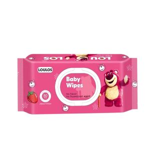 (1ห่อ) ทิชชูเปียก ทิชชู่เปียกของเด็ก กระดาษเปียก Baby Wipes ผ้านุ่มชุ่มชื่น 1ห่อ80แผ่น