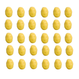 Dense Artificial Potato Deck Set Of 6 Permanent Rosin Miniatures Perfect For Simple Home Otherwise Kitchen Styling