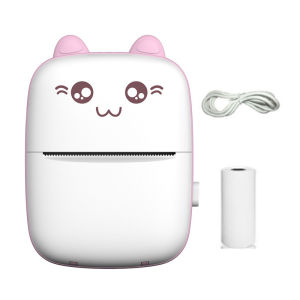 NOXIER Mini Bluetooth Thermal Printer Photo Printer Label Sticker Paper Portable WAYBILL PRINTER with Free Printer Paper