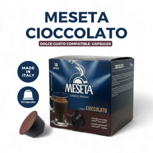 Varganation Meseta Cioccolato Dolce Gusto Coffee Capsules Compatible 16 Pods Chocolate Flavor