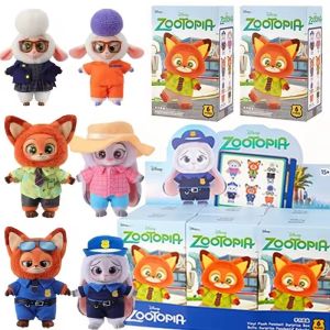Zootopia Blind Box Cute Cartoon Character Judy Nick Plush Surprise Pendant Toy Mystery Box Trendy Toys Christmas Gift