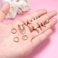 Jstyle 14Pcs Stainless Steel Stud Earrings Set for Women Men Star Moon Snake 16G Cartilage Earrings Set Hypollergenic Screw Back Earrings Helix Piercing Jewelry. 