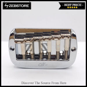 Bridge Gitar Guitar G&L GnL Saddle Lock 6 String Chrome