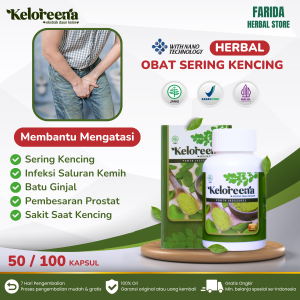 Obat Sering Buang Air Kecil Beser Kencing Terus Menerus Kencing Tidak Tuntas Sakit Kencing Infeksi Saluran Kemih Pria Wanita Herbal Keloreena Kapsul Daun Kelor