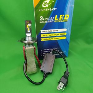 Đèn pha LED T4s 3 màu | chíp led taiwan Cao cấp lắp zin sài được cả điện máy