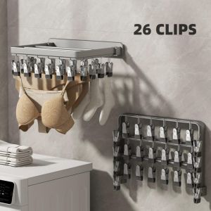 【SG STOCK】12 & 26 Clips Drying Rack High Capacity Organization Multipurpose for Bras Scarf