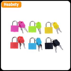 【2-3 days delivery】 Hot sale Best Price New Small Mini Strong Steel Padlock Travel Tiny Suitcase Lock with 2 Keys