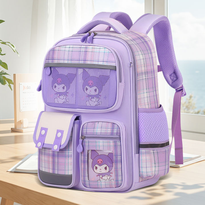 Sanrio School Bag Kuromi Schoolbag Cinnamoroll Student Bag