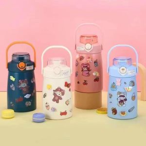 Bình giữ nhiệt 800ml có vòi uống nước ruột Inox 304 dễ thương BN800 [CEC Store]