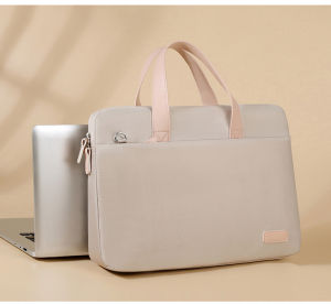 กระเป๋าผ้าใส่โน๊ตบุ๊ค มีบุกันกระแทก น้ำหนักเบา ผ้ากันน้ำ มีสายสะพายยาว สินค้าพร้อมส่งค่ะ