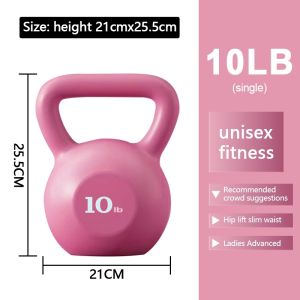 kettlebell dumbbell Womens fitness Dumbbell Fitness Home Gym with Three Handles for Shaping Your Buns Deep Squats and Toning Your Arms 5/10/15LBS exercise equipment soft leather kettlebell