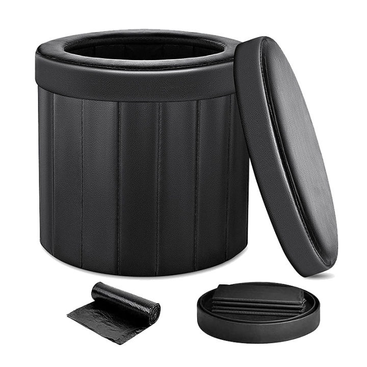 (JDBX) Portable Toilet Folding Camping Toilet Outdoor Commode Car