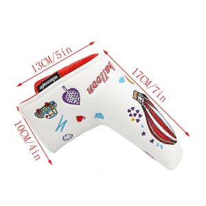 Golf Putter headcover bìa chất liệu da PU bịt đầu gậy đánh gôn golf sắt bảo vệ tái sử dụng phụ kiện chơi gôn headcovers