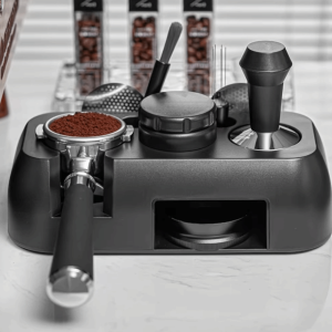 BAGUO(霸果) 51-58มม. สถานีแทมเปอร์กาแฟ ฐานกันลื่น เอบีเอส ชั้นวางเก็บพอร์ตาฟิลเตอร์กาแฟ ครัวเรือน ทั่วไป ที่วางแทมเปอร์เอสเปรสโซ คาเฟ่