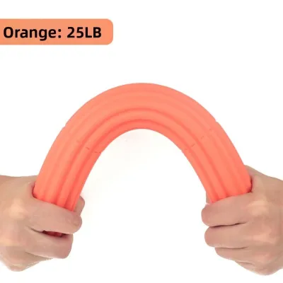 PETI STUDIO Hand Exercise Flex Therapy Strengthener Bar Wrist Forearm Exercise 10/15/25 LB Grip Strength Training Resistance Bar Tennis Elbow
