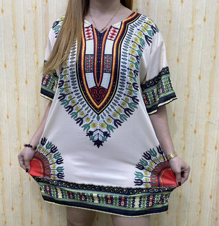 UNISEX BOHEMIAN SHIRT HIGH QUALITY COTTON POLYESTER FIT LARGE TO 2XL Lazada PH