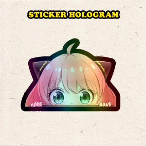 Stiker Hologram Anime Vegeta Dragon ball ukuran 8 cm