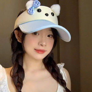 Mũ Lưỡi Trai Hello Kitty Tai Thú 3D Cute – Mũ Bóng Chày Tai Mèo Gấu Chuột Nữ Style Hàn Quốc
