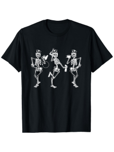 Hairstylist Skeleton Hairdresser T - Shirt A Short Sleeve Shirt 100% Cotton Single Side Printed Crew Neck Short Sleeve T - Shirt with a Funny Style Suitable for Hairdressers for Daily Wear S - XXXL Black