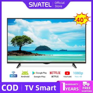 Sivatel TV Smart Android 40 inch FHD Ready Televisi Murah Promo-Netflix/YouTube-WiFi/HDMI