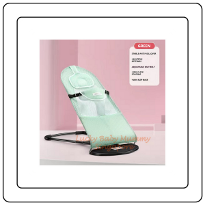 【JJ HOME】Adjustable Baby Rocking Chair|InfantCradle with BreathableMesh&Reclining Backrest