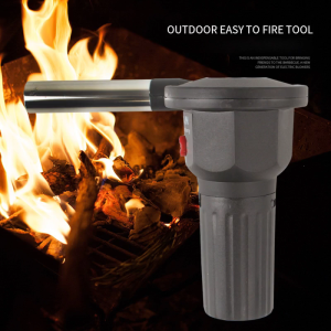 Electric BBQ Air Blower Fan Portable Barbeque Air Blower Practical Barbecue Blast Blower for Outdoor Camping Hiking
