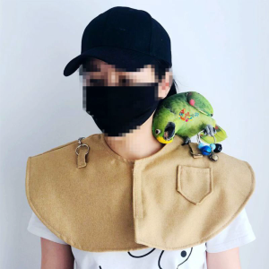 Anti-Scratch Bird Shoulder Protector Cape Anti-Bird Poops Shoulder Pad Shawl Protective Shawl for Bird Parrot