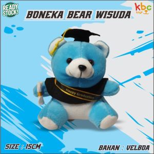 Grosir Boneka Wisuda Mini Size 15cm Kualitas SNI Bahan Halus Cocok Untuk Kado Bouqet Hampers