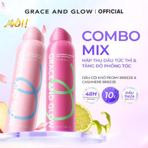 Dầu Gội Khô Phồng Tóc Grace and Glow Velvet Opium/Daisy Breeze 150ml Kiềm Dầu Lâu Bết Giúp Giải Cứu Tóc Bết Lưu