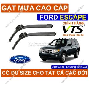 Gạt Mưa Kính Lái Cao Cấp Ford Escape Cặp G.ạt Mưa Kính Lái Ford Escape Có Đ.ủ Size Cho Các Đời Xe Ford Escape