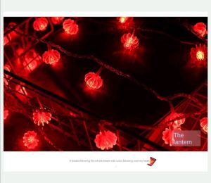 Led small flashing Lights String Lights Star Lights decorate the bedroom colorful outdoor household flashing Red lantern