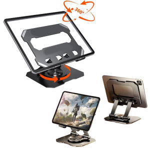 Metal Tablet Stand Adjustable 360° Rotation Tablet Holder