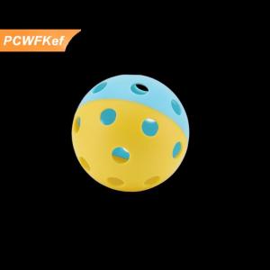【PCWFKef】 Trong Nhà Pickleball Bóng Mái Chèo Bóng 72Mm Pickleball Thể Thao Đào Tạo Thực Hành Nhựa Pickleball Bóng Rỗng