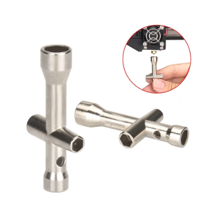 for E3D Nozzle Mini Spanner M2 M2.5 M3 M4 Screw Nut Hexagonal for Cross Wrench Sleeve Socket Maintenance Model Car Wh
