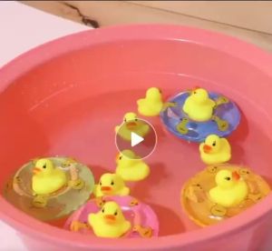 Mumystation Mainan mandi bebek bayi /bebek Kuning bath toy