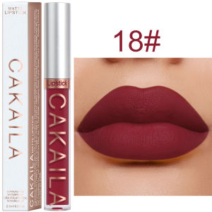 CAKAILA Liquid Matte Lipstick 18 Warna Waterproof Anti Transfer Warna Cantik & Tahan Lama - XX019