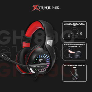 Xtrike Me Backlit Stereo Gaming Headset GH-890 - Black