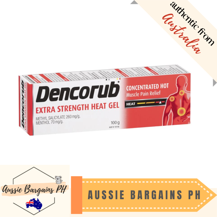 Dencorub Extra Strength Heat Gel 100g [EXP: MAY 2024] | Lazada PH