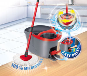 Vileda Easy Wring & Clean Mop Set Free 2x Extra Mop Heads