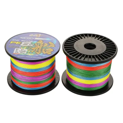 Rikimaru Boat 8X PE 500m Braided Fishing Line Design for Deep Sea Fishing Braids Multicolor Angling Lines