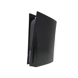 Disc Edition Face Plates Cover Skins Shell Panels for PS5 Console Accessories for PlayStation 5 Shell Replacement Faceplate (Black)