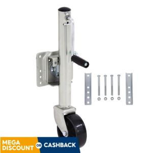 [COD] Trailer Jack withWheel 1500 lbs 6" trailer jack 1500lbs galvanized side swing RV guide wheel