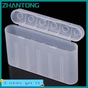 ZHANTONG 1PC DIY Accessories 6 Slot Waterproof Storage Box For 18650 Batteries Portable Holder Case Protectors Organiser