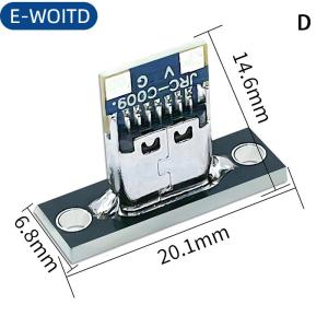 E-WOITD 1 cái Type-C nữ kết nối jack sạc cổng USB 3.1 Loại C ổ cắm với sửa chữa tấm