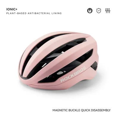 ROCKBROS Bicycle Helmet Built-in Bionic Keel Anti-collision Safety Helmet Breathable Detachable Lining MTB Road Bike Helmet