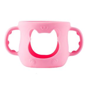 Baby Feeding Bottle Handle Case Comfortable Grip Sleeve Nonslip Feeding Bottle Hand Shank Cover 120ml/240ml