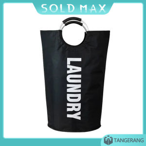 82L Laundry Bag Keranjang Pakaian Kotor Tas Cucian Lipat Besar Untuk Baju Kotor